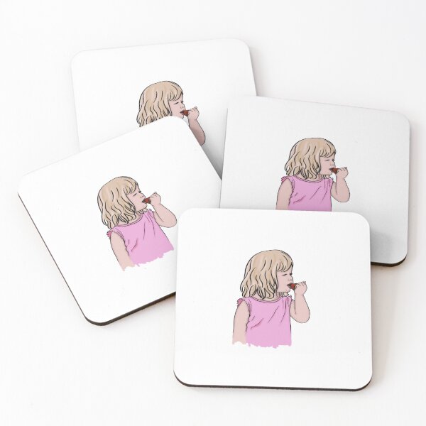 Item preview, A young girl with a strawberry designed and sold by lauren alanna's shop :).