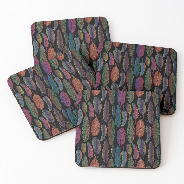 Item preview, Colorful Tribal Boho Indian Feathers designed and sold by Vector Scout Lab.