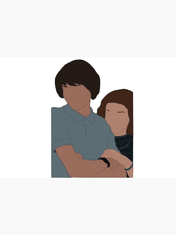Mike and eleven sticker by maddy-fisher5