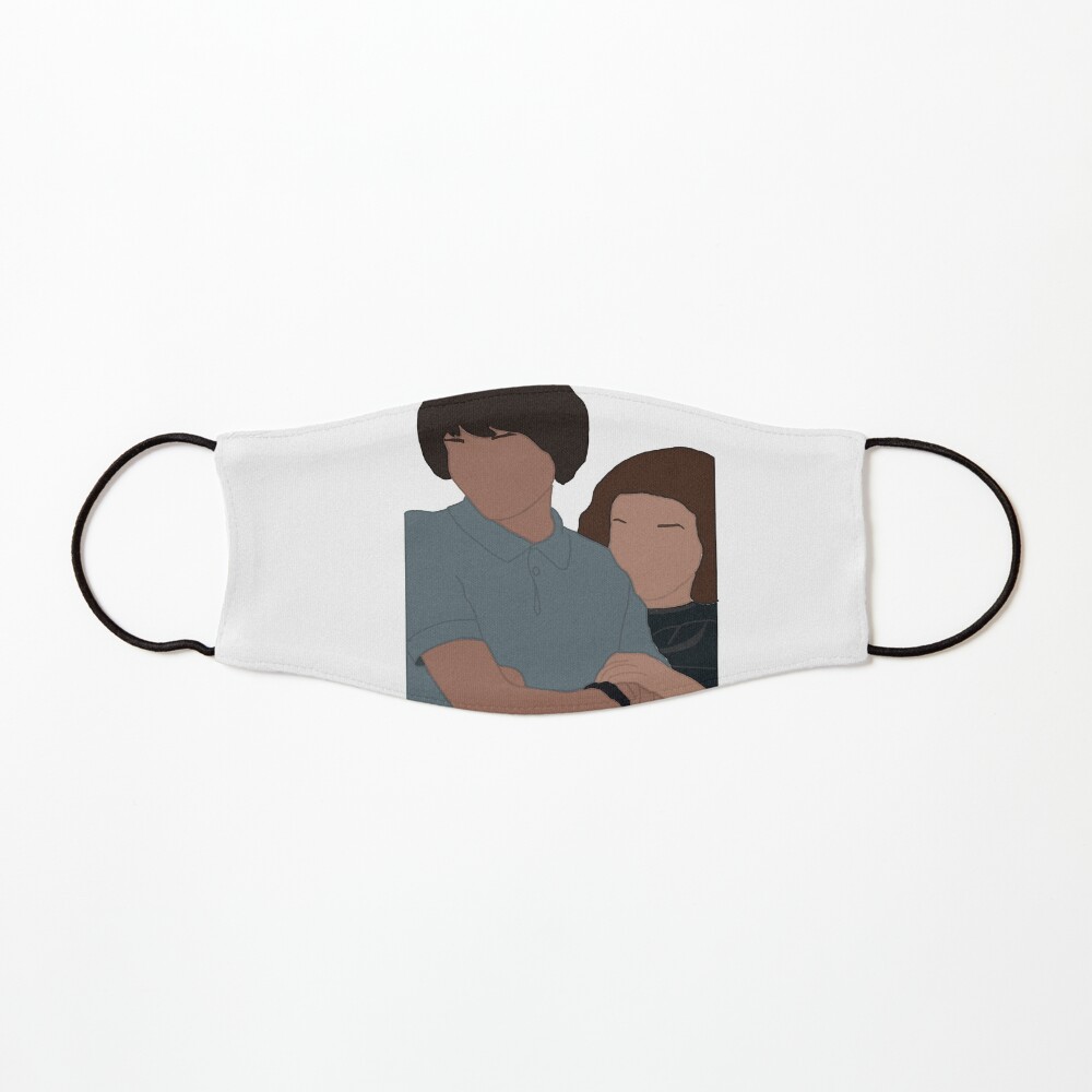 Mike and eleven sticker Mask