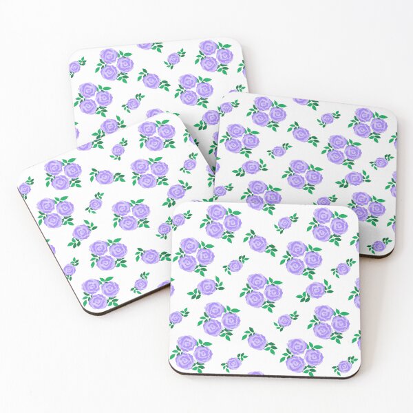 Item preview, Lilac vintage style rose print designed and sold by LittleBettyMakes.