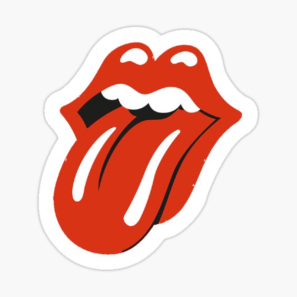 Langue de bouche Rock and Roll Sticker