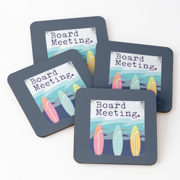 Item preview, Board Meeting for Surfers designed and sold by SharksOnShore.
