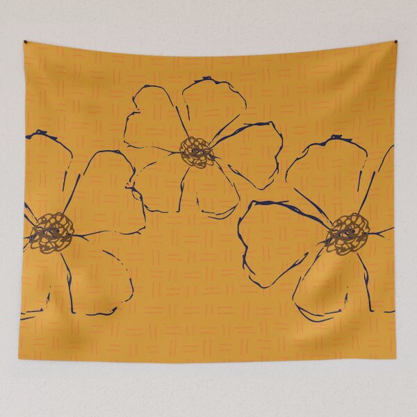 Item preview, summer wildflower outlines 16 designed and sold by kjbeanne.