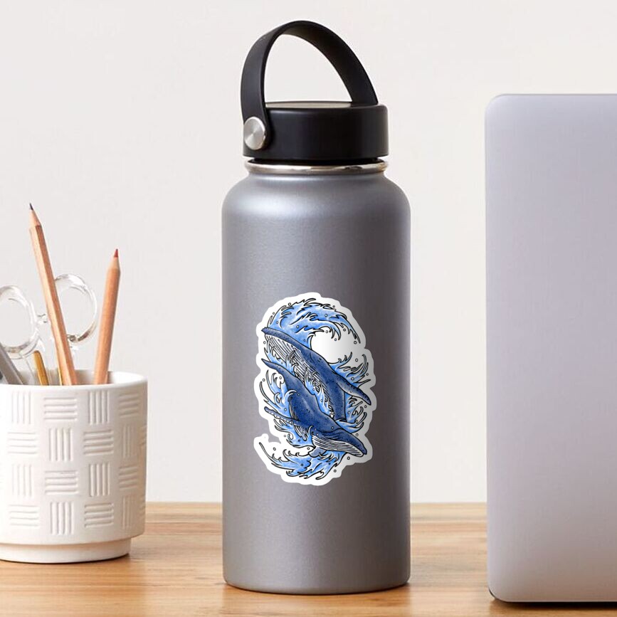 Humpback whales Sticker