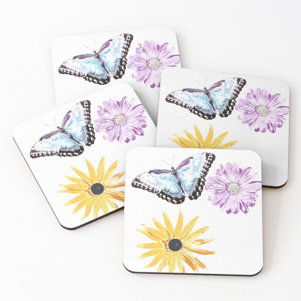 Item preview, Butterfly and Flowers designed and sold by vdwaltDesign.