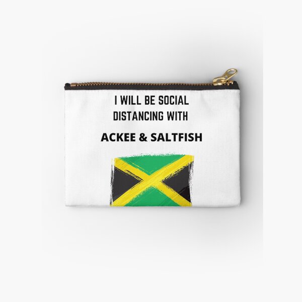 Item preview, I Will Be Social Distancing With Ackee & Saltfish  designed and sold by Tru-Bless Properties.