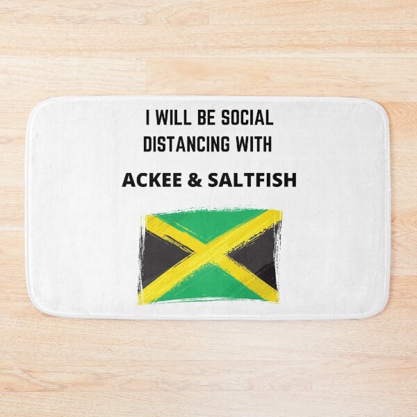 Item preview, I Will Be Social Distancing With Ackee & Saltfish  designed and sold by Tru-Bless Properties.