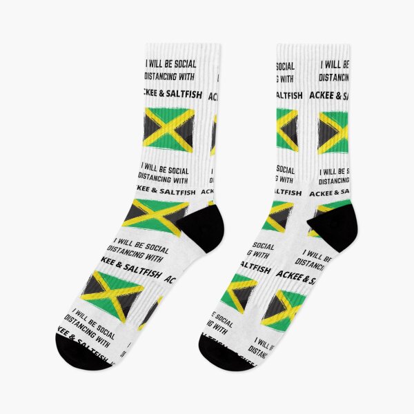 Item preview, I Will Be Social Distancing With Ackee & Saltfish  designed and sold by Tru-Bless Properties.