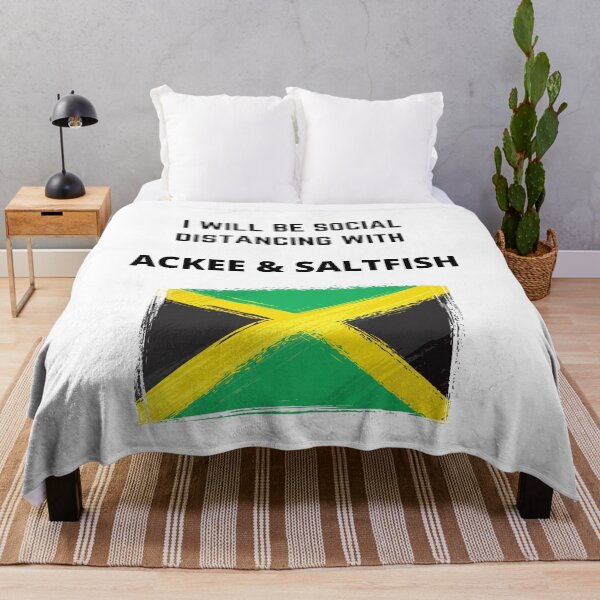 Item preview, I Will Be Social Distancing With Ackee & Saltfish designed and sold by Tru-Bless Properties.