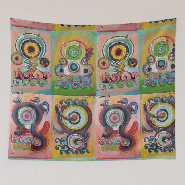 Item preview, Pop graffiti tapiz 3 designed and sold by Diego Manuel Rodriguez.