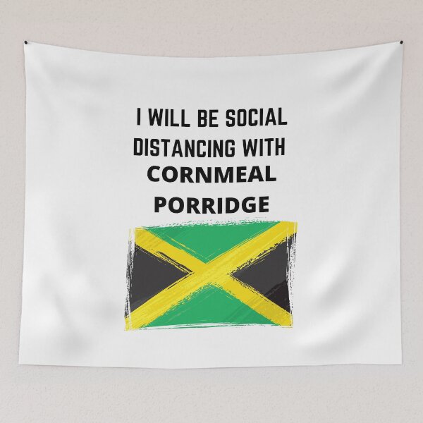 Item preview, I Will Be Social Distancing With Cornmeal Porridge designed and sold by Tru-Bless Properties.
