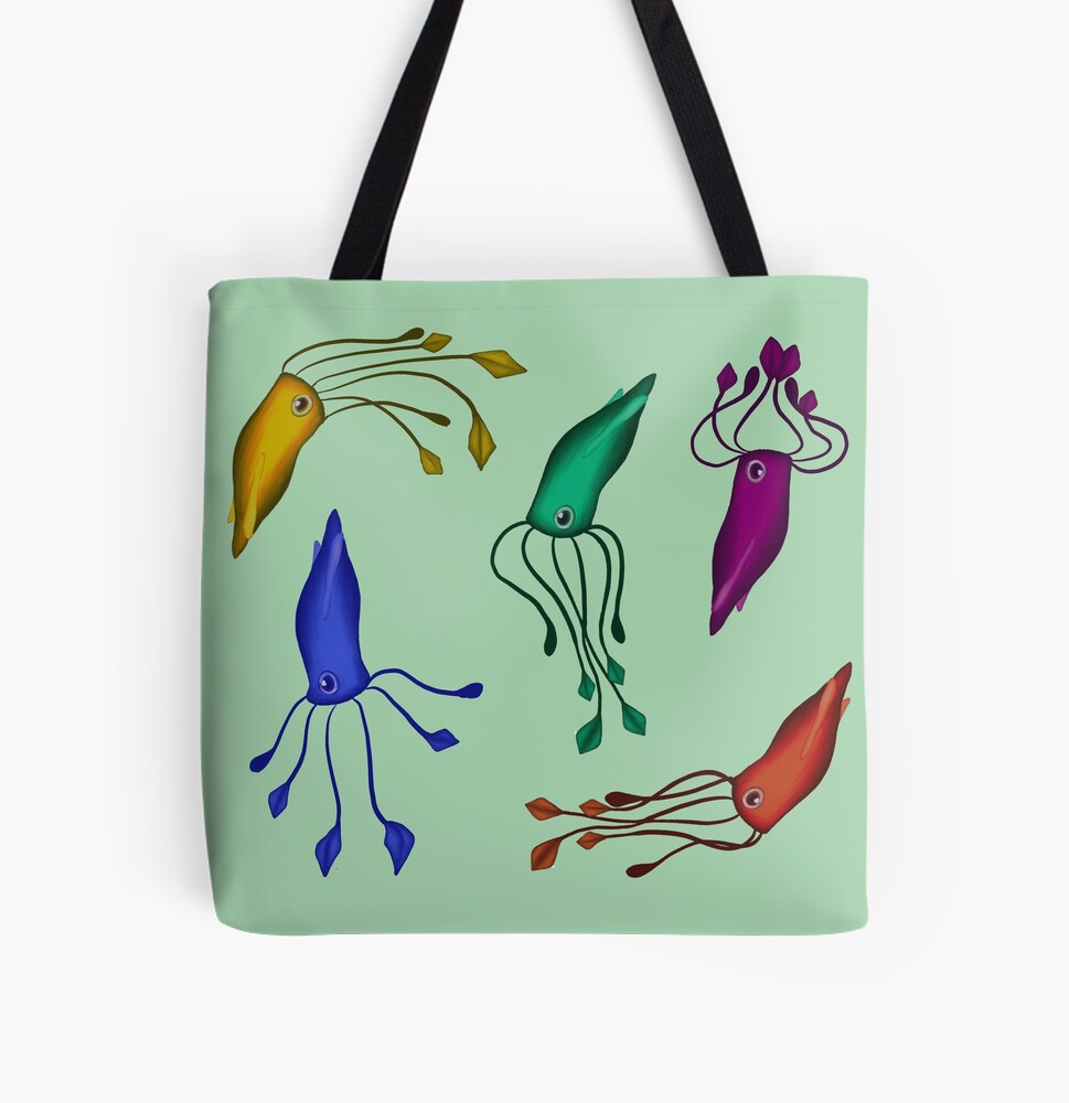 Multicolored Squids Backpack