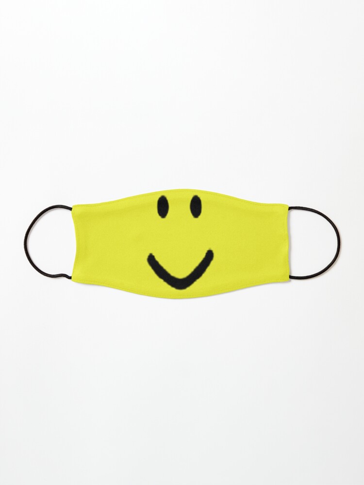 Roblox Halloween Noob Face Costume Smiley Positive Gift Mask By Smoothnoob Redbubble - roblox halloween noob face costume