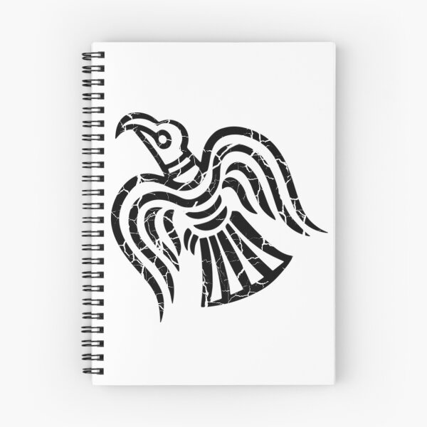 Item preview, Norse Viking Raven of Odin Distressed Black designed and sold by BluePagan.