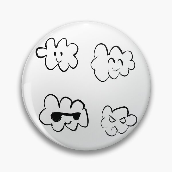 Item preview, kids clouds doodle pattern designed and sold by The Warehouse by Amr.