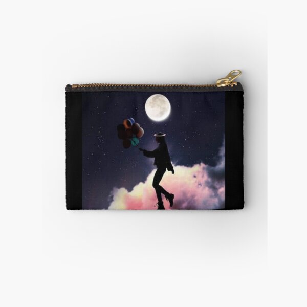 Item preview,   Girl , sky the moon  Background   stars emerald  ,  colourful sky gift ,  space , dreaming  designed and sold by Morinas.