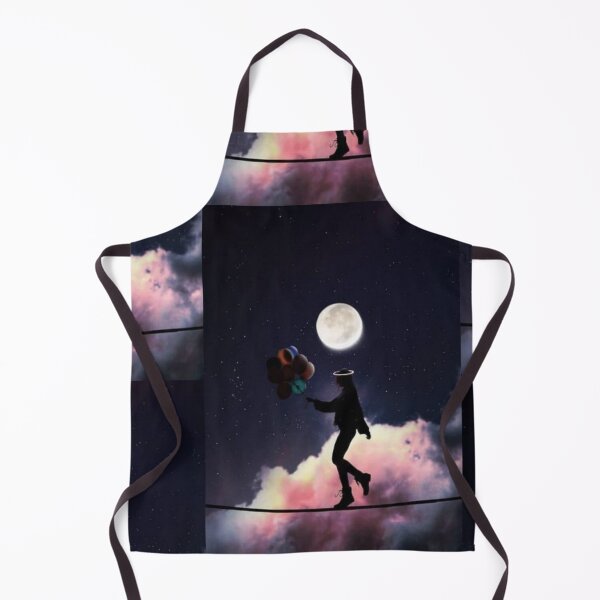 Item preview,   Girl , sky the moon  Background   stars emerald  ,  colourful sky gift ,  space , dreaming  designed and sold by Morinas.