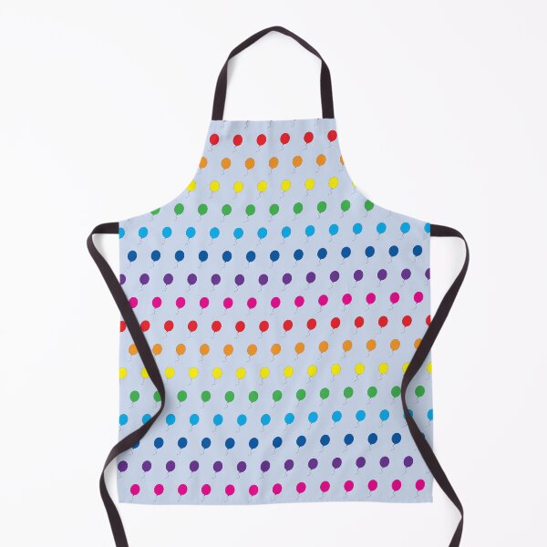 Item preview, Rainbow balloons on blue designed and sold by LittleBettyMakes.