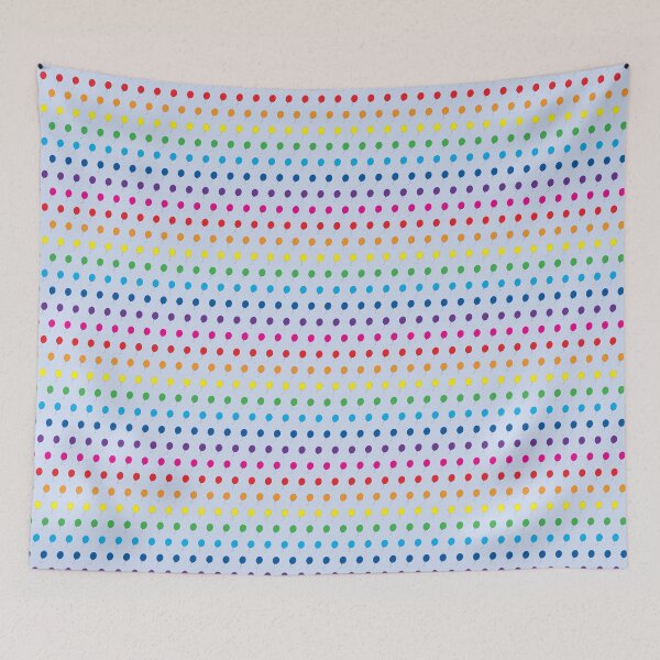 Item preview, Rainbow balloons on blue designed and sold by LittleBettyMakes.