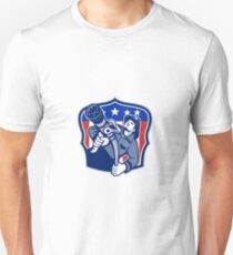 American Fireman Firefighter Fire Hose Unisex T-Shirt
