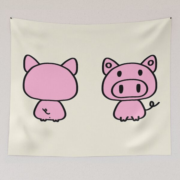 Item preview, Little Piglet Front and Back 3 designed and sold by usernamenaijan.