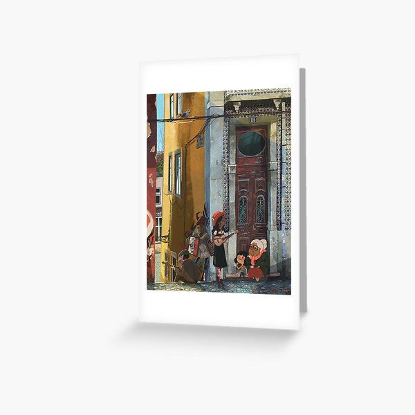 Lisboa Band Practice Greeting Card