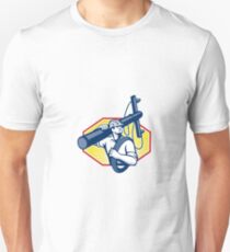 Power Lineman Repairman Carry Electric Pole Unisex T-Shirt