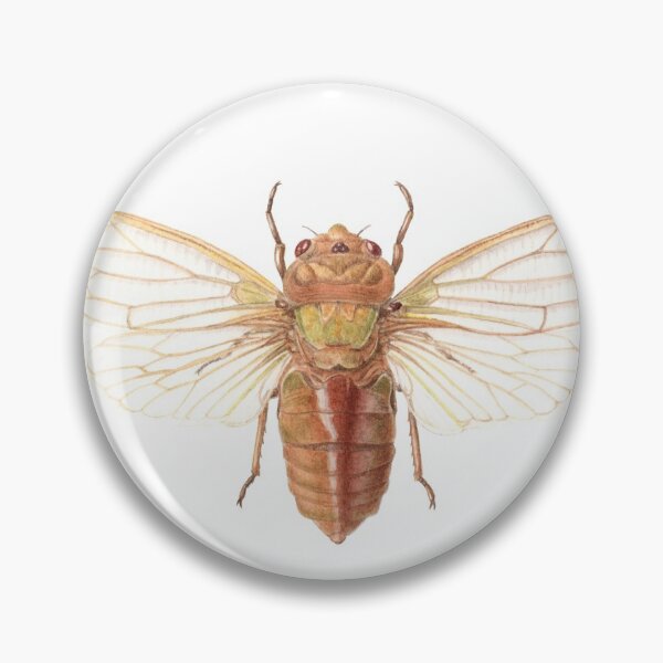 Item preview, Cicada Yellow Monday designed and sold by Cheryl Hodges.