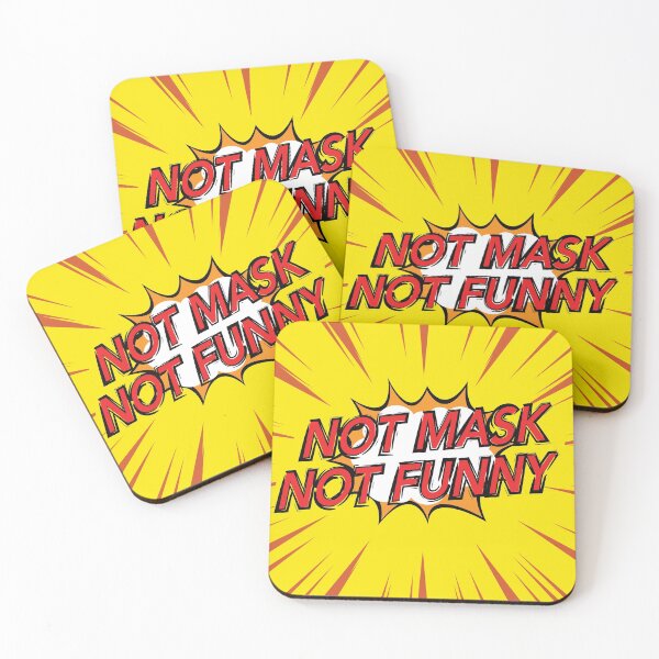 Item preview, Not Mask Not Funny designed and sold by paul-zenek.