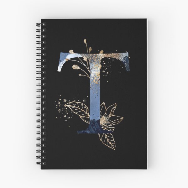Item preview, Floral Initial Letter T, Monogrammed designed and sold by PinkLotusArt.