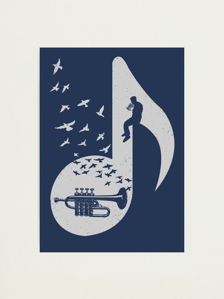 Alternate view of Musical note - Piccolo Trumpet Photographic Print