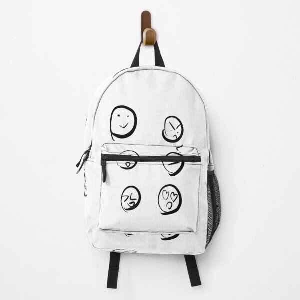 Item preview, funny kids faces doodle pattern designed and sold by The Warehouse by Amr.