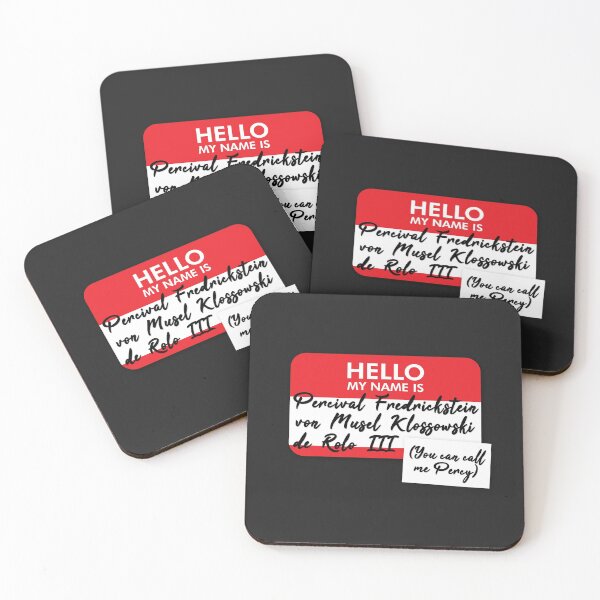 Item preview, Hello, My Name Is... Percy de Rolo designed and sold by Li Schneider.