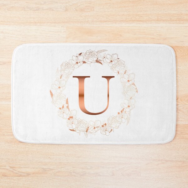 Item preview, Letter U Rose Gold Initial Wedding  designed and sold by T-shirt-Designs.