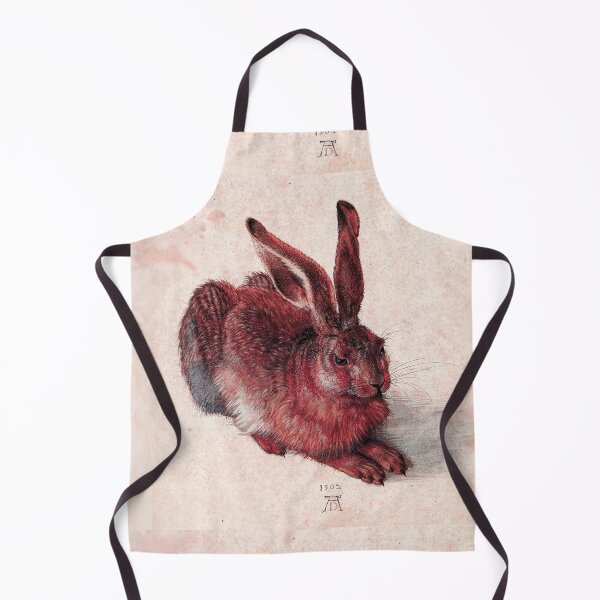 Item preview, RED RABBIT -YOUNG HARE Antique Animal Drawings designed and sold by BulganLumini.