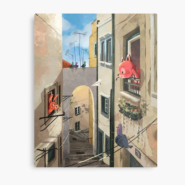 Paper Flights Metal Print