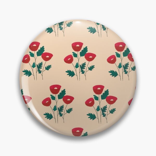 Item preview, Red Poppies Pattern designed and sold by petalsofpassion.