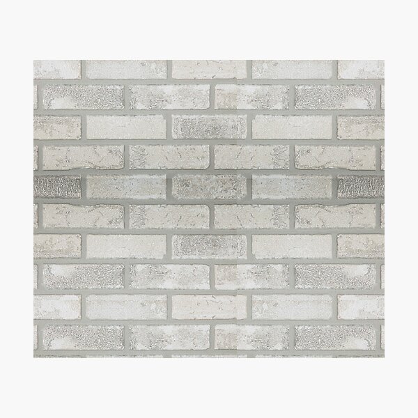 Item preview, White-washed face brick in shades of light grey designed and sold by Josephines-ZA.