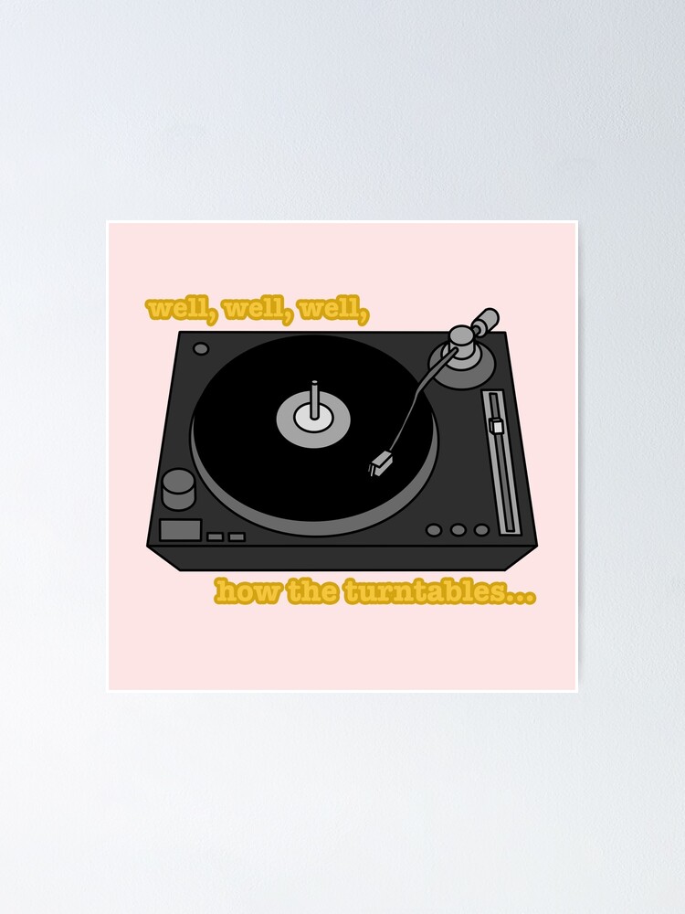"how the turntables (office pack 3)" Poster for Sale by jennagardnerr