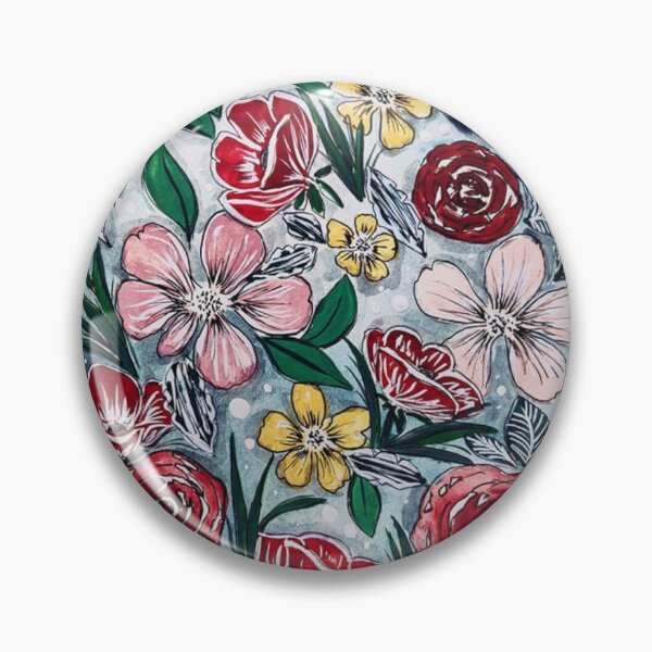 Artikelvorschau, Gouache Blumen entworfen und verkauft von Callie Henderson.
