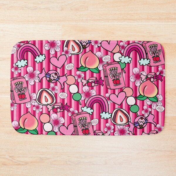Item preview, Harajuku Style Pop Art - Pink Spring Japanese Food Pattern designed and sold by yazonlin.