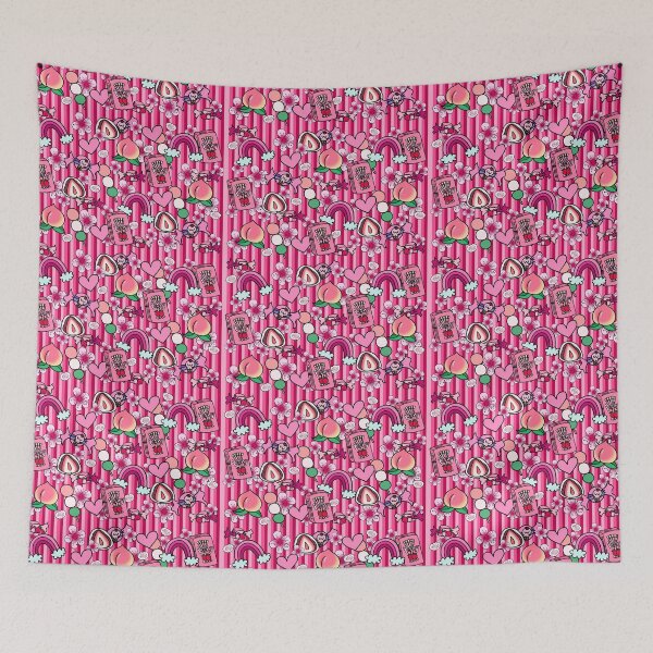 Item preview, Harajuku Style Pop Art - Pink Spring Japanese Food Pattern designed and sold by yazonlin.