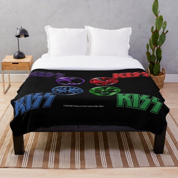 KISS Icons Throw Blanket