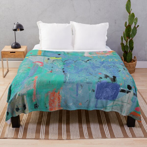 Item preview,  pintura abstracta aguamarina designed and sold by Sue Zipkin.