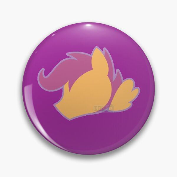 Item preview, MLP Minimalist chibi Scootaloo designed and sold by DeRukoandCO.