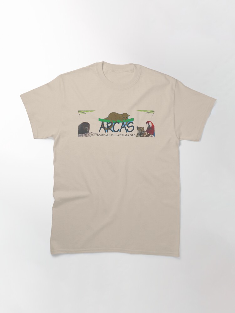 Thumbnail 2 of 7, Classic T-Shirt, ARCAS logo Banner designed and sold by ARCASrescate.