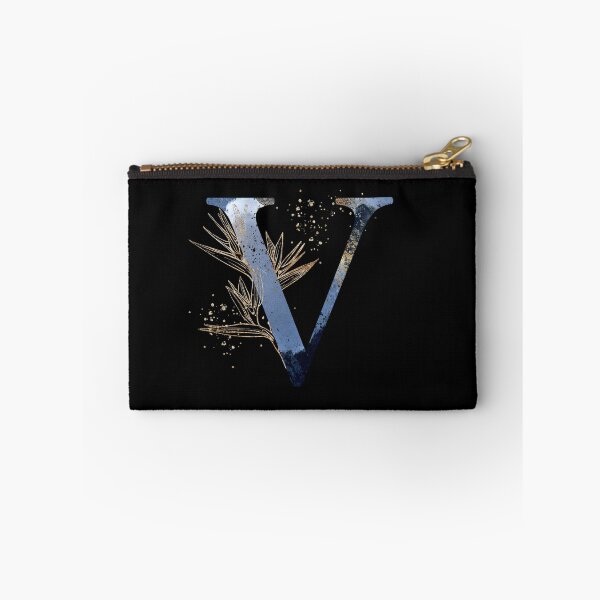Item preview, Floral Initial Letter V, Monogram designed and sold by PinkLotusArt.