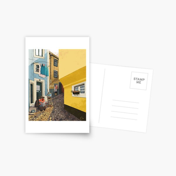 Artist at work Postcard
