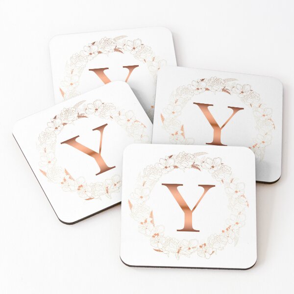 Item preview, Letter Y Rose Gold Initial Wedding  designed and sold by T-shirt-Designs.